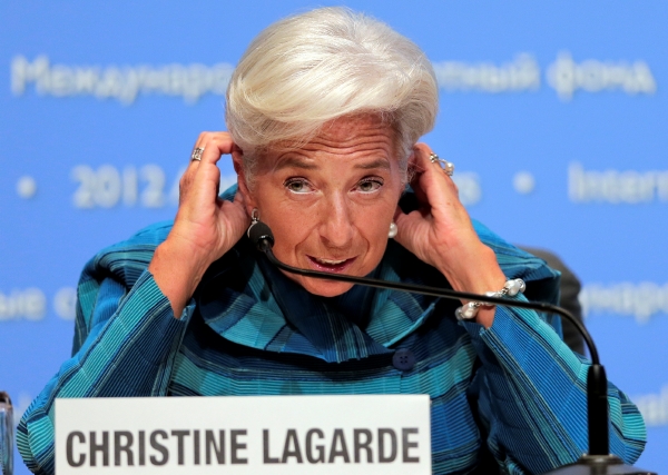Šéfka Mezinárodního měnového fondu Christine Lagardeová. Šéfka Mezinárodního měnového fondu Christine Lagardeová.
