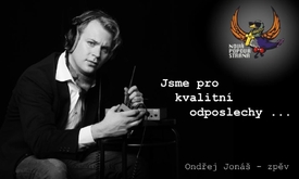 Zpěvák Ondřej Jonáš.
