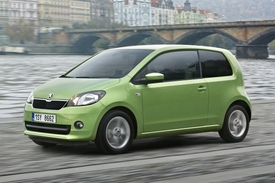 Městský vůz škoda Citigo.
