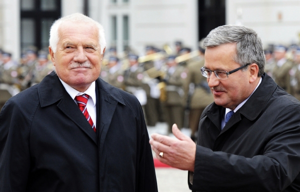Václav Klaus s polským prezidentem. Václav Klaus s polským prezidentem.