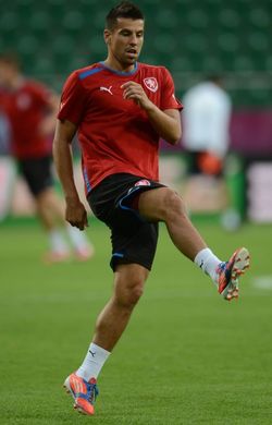 Milan Baroš v reprezentačním dresu - to už je minulost.