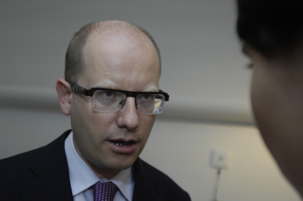 Předseda sociálních demokratů Bohuslav Sobotka.