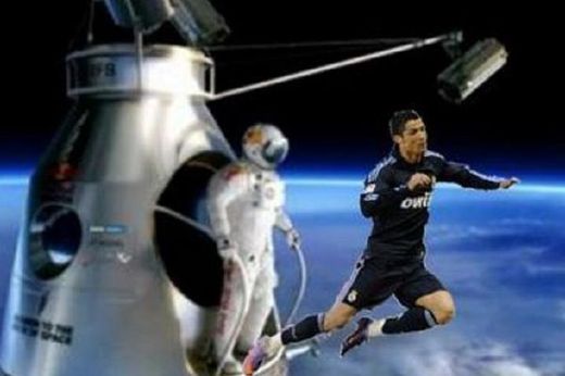 Svou koláž si vysloužil i Cristiano Ronaldo.