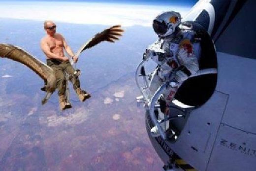 Baumgartner potkává Putina.