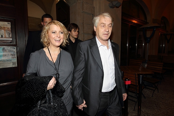 Iveta Bartošová s partnerem Josefem Rychtářem.