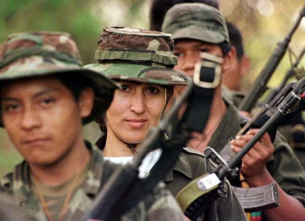 Ve FARC slouží poměrně hodně žen.