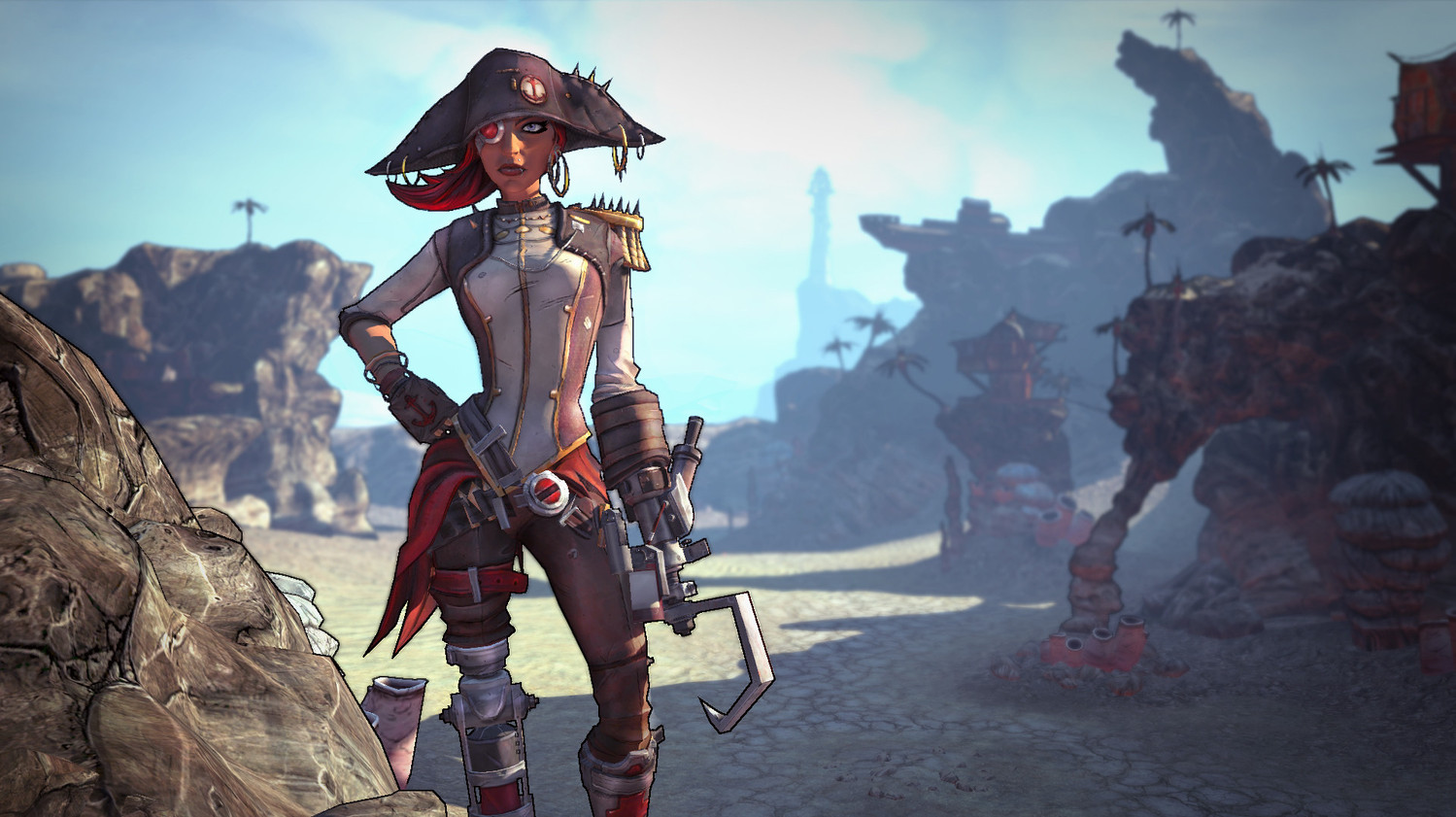 Borderlands 2 - kapitánka Scarlett.