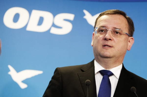 Premiér Petr Nečas.