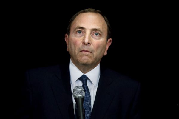 Komisionář NHL Gary Bettman.