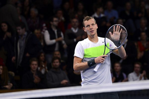 Česká tenisová jednička Tomáš Berdych.