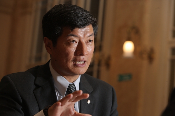 Exilový premiér Lobsang Sangay tvrdí, že Tibet není otázkou jednoho muže.