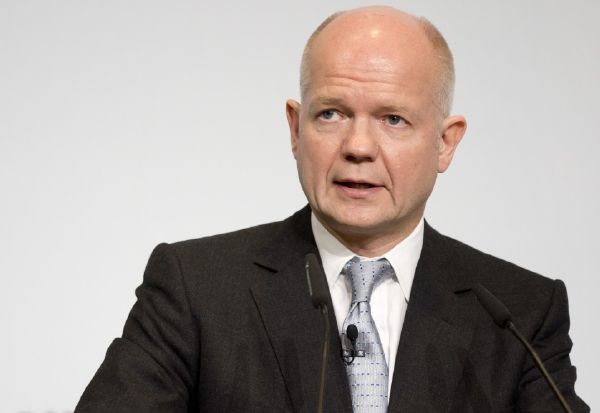 William Hague v Berlíně. 