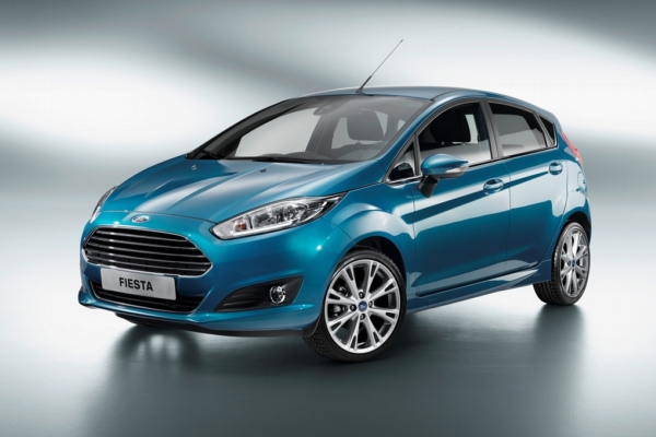 Nový Ford Fiesta má nepřehlédnutelný design přední části.