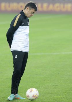 Útočník Václav Kadlec.