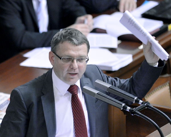 Místopředseda ČSSD Lubomír Zaorálek.
