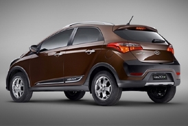 Hyundai HB20X je upravený podle požadavků brazilských zákazníků.