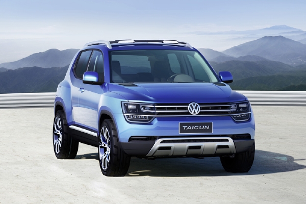 Koncept malého SUV Volkswagen Taigun.