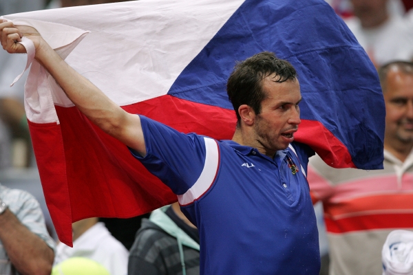 Český daviscupový reprezentant Radek Štěpánek. 