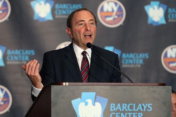 Komisionář NHL Gary Bettman.