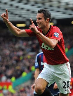 Kanonýr United Robin van Persie.