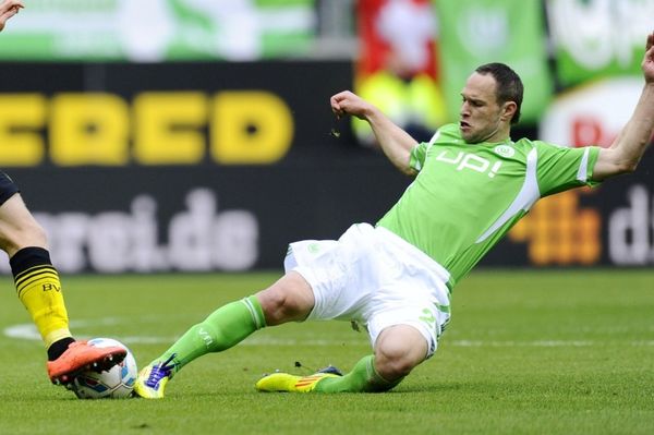 Jan Polák v dresu Wolfsburgu.