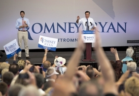 Mitt Romney na Floridě.