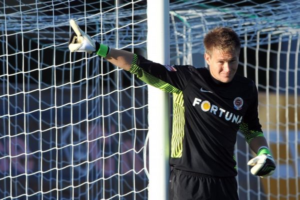 Gólman pražské Sparty Tomáš Vaclík.