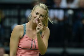 Maria Šarapovová umí diváky pobavit.