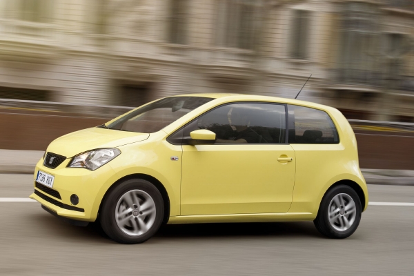 Malý městský vůz Seat Mii.