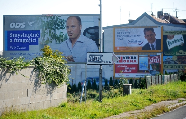 Předvolební kampaň v Pardubicích. Předvolební kampaň v Pardubicích.