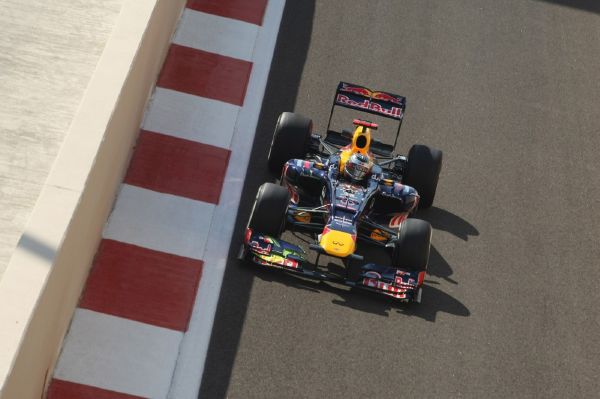 Sebastan Vettel při tréninku na VC.