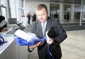 Petr Tluchoř na kongresu ODS.