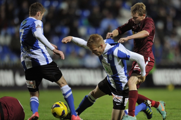 Momentka z utkání Mladá Boleslav - Sparta.