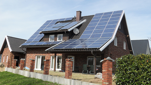 Se solární energií počítají i mnohé novostavby v Německu.