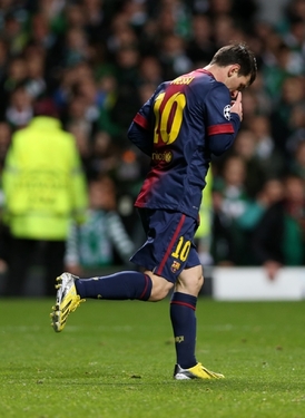 Lionel Messi věnoval svůj gól svému synovi.