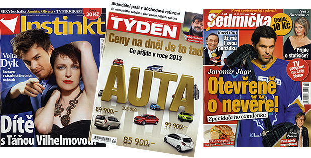 INSTINKTU, TÝDNU i SEDMIČCE přibývají čtenáři.