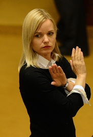 Místopředsedkyně Poslanecké sněmovny Kateřina Klasnová.