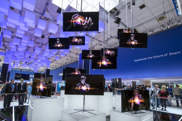 Obrazovky Samsung na veletrhu IFA 2012.