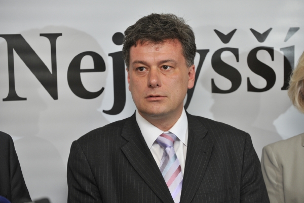 Ministr spravedlnosti Pavel Blažek (ODS).
