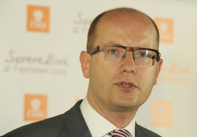 Předseda ČSSD Bohuslav Sobotka.