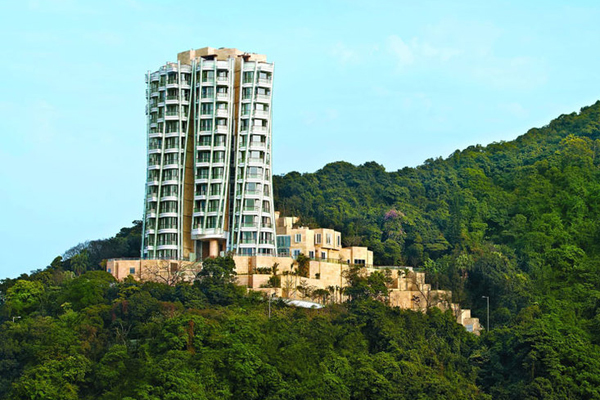 Gehryho dům v Hongkongu.