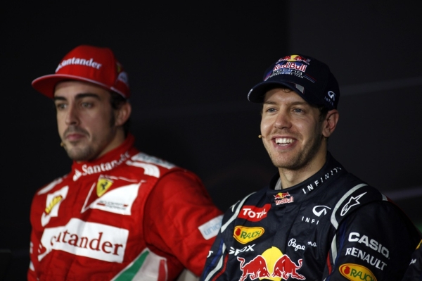 Fernando Alonso a Sebastian Vettel, jediní adepti na titul šampiona formule 1.