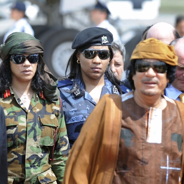 Ochranku bývalého libyjského vůdce Muammara Kadáfího tvořily ženy.