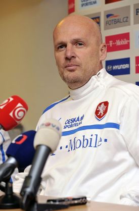 Trenér národního týmu Michal Bílek.