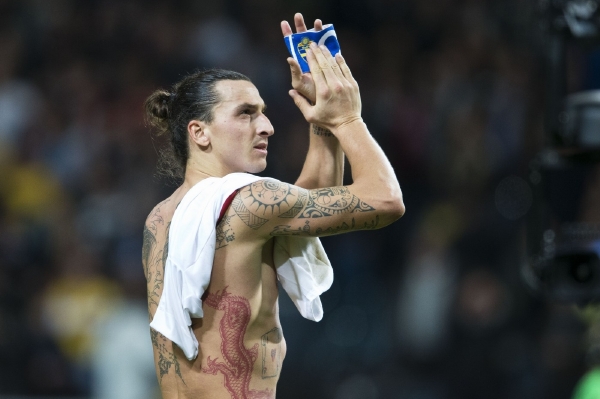 Zlatan Ibrahimovič se trefil do sítě Anglie hned čtyřikrát.