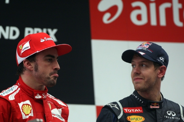 Fernando Alonso a Sebastian Vettel, jediní aspiranti na titul šampiona.