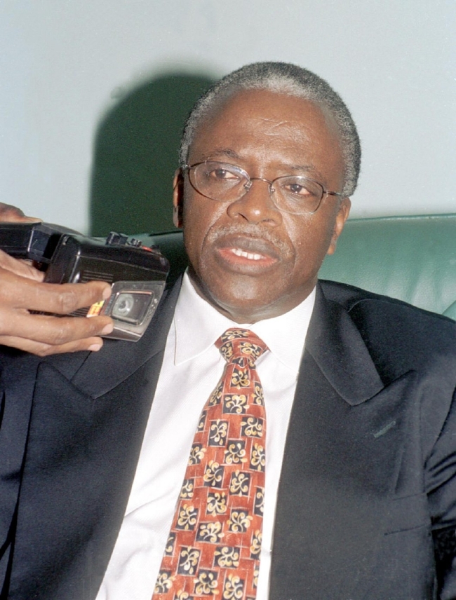 Ugandský premiér Amama Mbabazi.