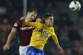 Marek Matějovský ze Sparty a Tomáš Jursa z Teplic.