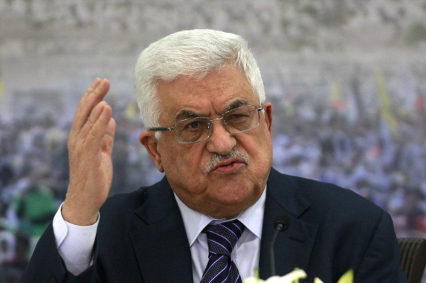 Palestinský prezident Mahmúd Abbás.