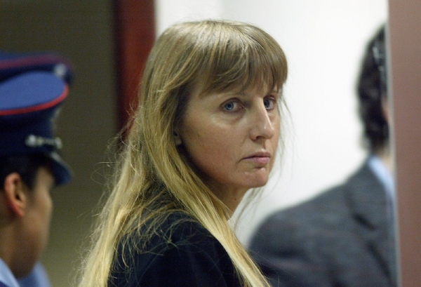 Podmínečně propuštěná exmanželka belgického pedofila Marka Dutrouxe Michelle Martinová.